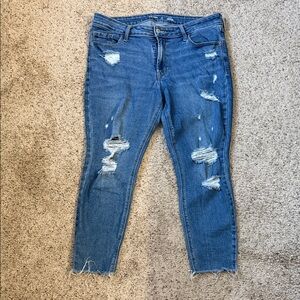 Old Navy Mid-Rise Rockstar Super Skinny Jeans